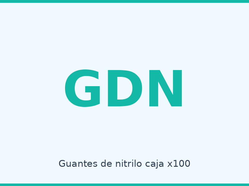 Guantes de nitrilo caja x100