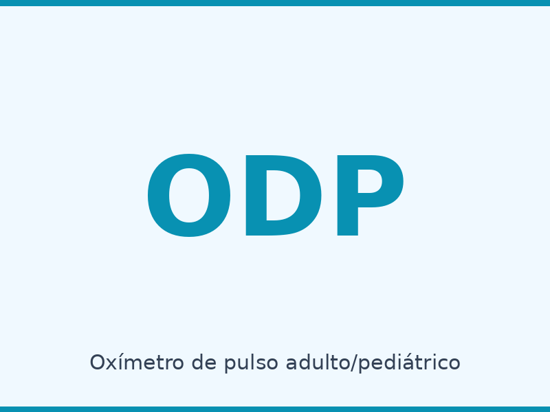 Oxímetro de pulso adulto/pediátrico