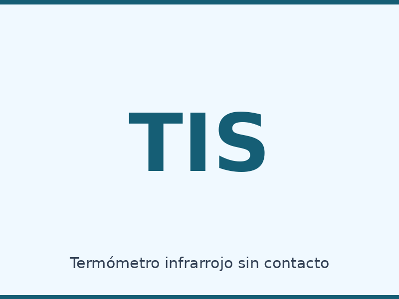 Termómetro infrarrojo sin contacto